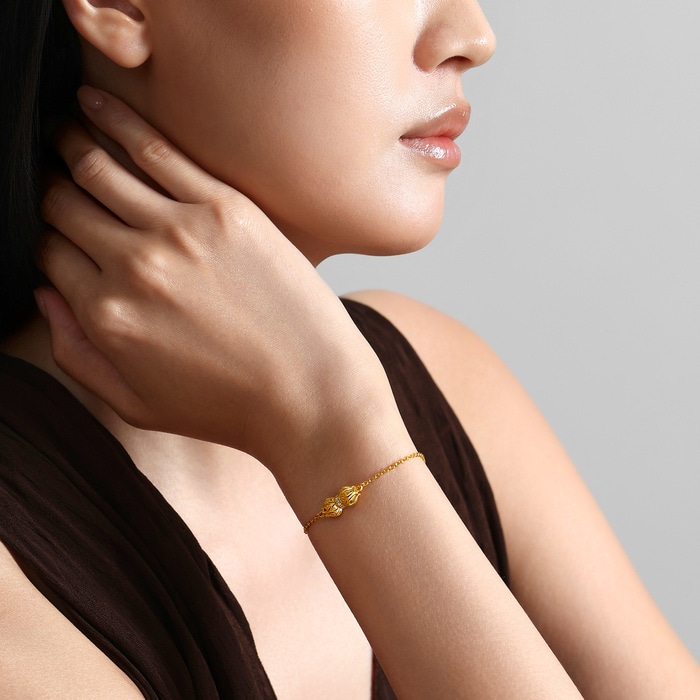 Solid Gold Bracelet | Chow Sang Sang Jewellery | Cultural Blessings | 96469B - 3