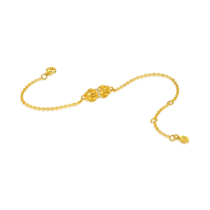 Solid Gold Bracelet | Chow Sang Sang Jewellery | Cultural Blessings | 96469B - 5
