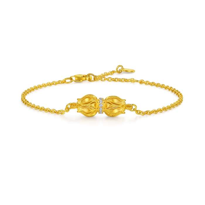 Solid Gold Bracelet | Chow Sang Sang Jewellery | Cultural Blessings | 96469B - 1