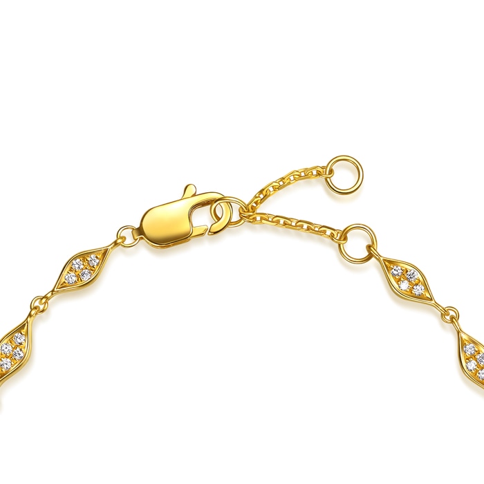 Solid Gold Bracelet | Chow Sang Sang Jewellery | YuYu | 96650B - 3