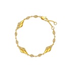 999 Gold Diamond Bracelet