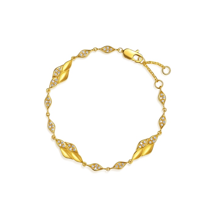 Solid Gold Bracelet | Chow Sang Sang Jewellery | YuYu | 96650B - 1