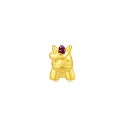 'Cute & Pets' 999 Gold Unicorn Charm