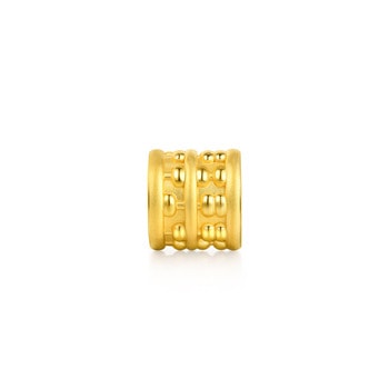 'Hello World' 999 Gold Abacus Charm
