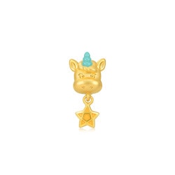 'Wonderland' 999 Gold Unicorn Charm