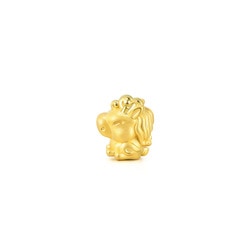 'Zhù' 999 Gold Charm
