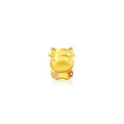 'Cute & Pets' 999 Gold Calf Charm