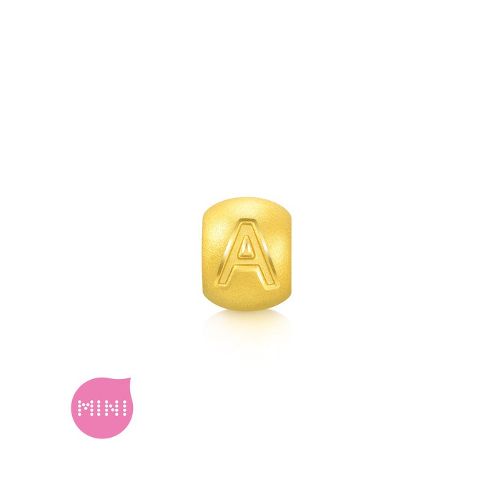 「字母數字系列」足金「A」串飾