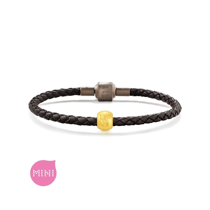 Charme - 「字母數字系列」足金「V」串飾| 92916C(1厘米/約0.013兩