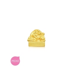 「宮」足金龍串飾