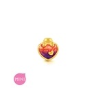 Fantasy' 999 Gold Heart-Shaped Wish Jar Charm