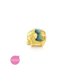 'Blessings' 999 Gold Auspicious Elephant Charm