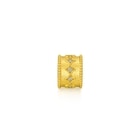 999 Gold Diamond Charm