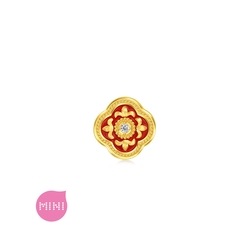 「館藏浪漫」足金鑲嵌鑽石串飾