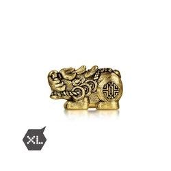 「酷黑」足金貔貅串飾