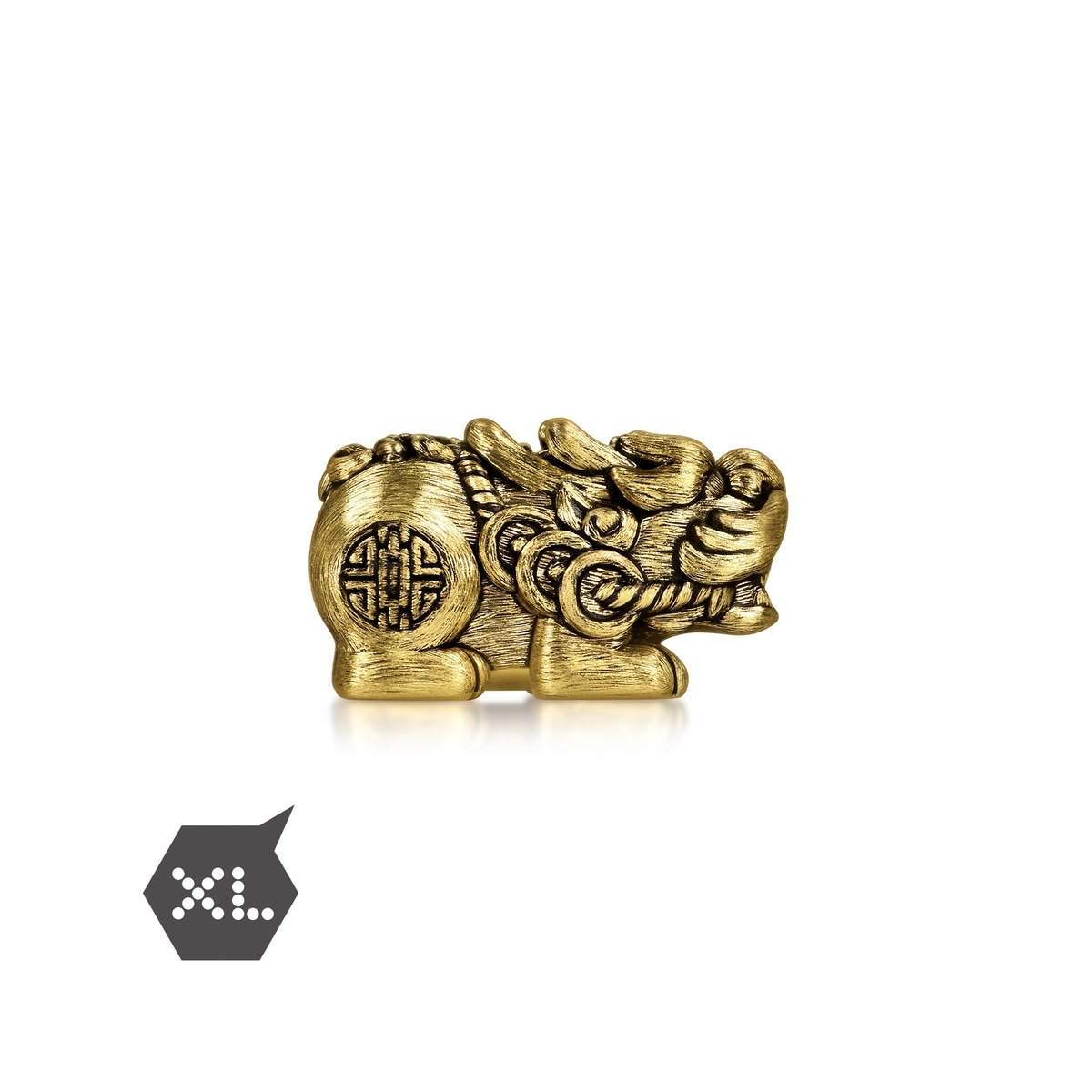 Charme - 'Noir' 999 Gold Pixiu Charm | 95508C(1 cm/~0.090