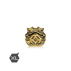 'Noir' 999 Gold Three-Legged Golden Toad Charm