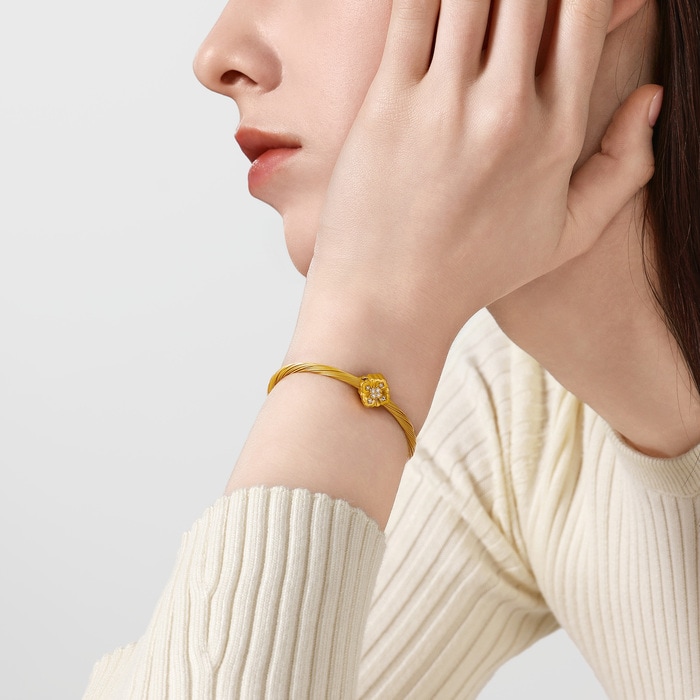 Solid Gold Charm | Chow Sang Sang Jewellery | Gold Rhyme | 95690C - 3