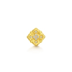 999 Gold Diamond Charm