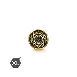 「酷黑」足金鑲嵌黑鑽石串飾