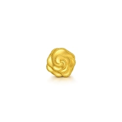 'Fantasy' 999 Gold Rose Charm