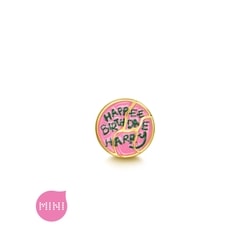 足金生日蛋糕串飾