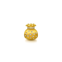'Blessings' 999 Gold  Diamond Charm