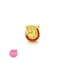 'Blessings' 999 Gold Horse Charm