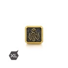 Noir' 999 Gold Rooster Charm