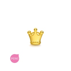  'Fantasy' 999 Gold Crown Charm