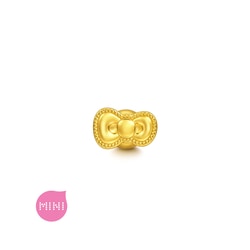 'Hello Kitty' 999 Gold Bow Tie Charm