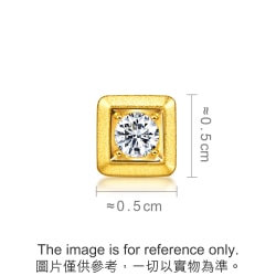 Nano 999 Gold Diamond Charm