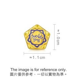 999 Gold Chocolate Frog Charm