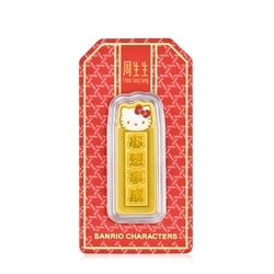 「Hello Kitty」999.9黃金心想事成御守金片