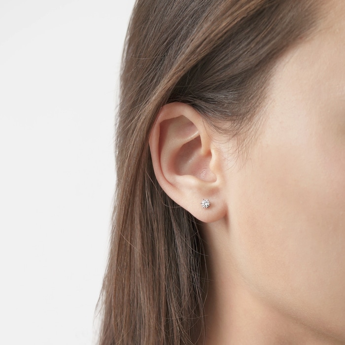 18K White Gold Earring | Chow Sang Sang Jewellery | 03755E - 2