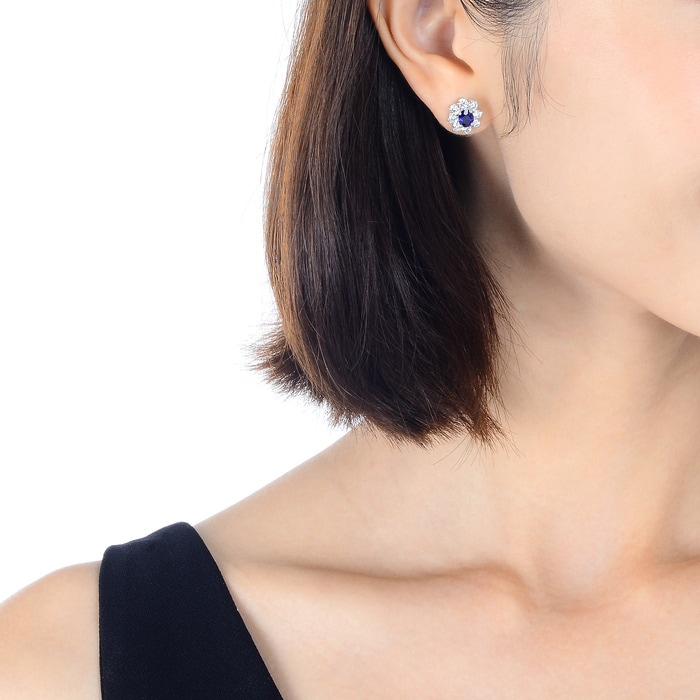 18K白色黄金 耳環 | 周生生珠寶 | 07589E - 2