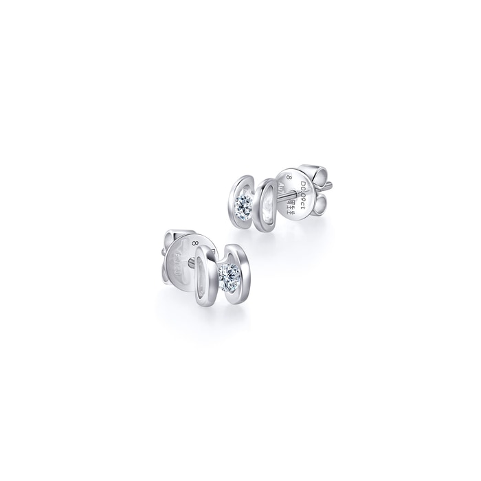 18K White Gold Earring | Chow Sang Sang Jewellery | Daily Luxe | 23091E - 2
