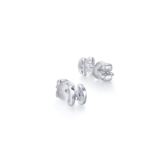 18K White Gold Earring | Chow Sang Sang Jewellery | Daily Luxe | 23091E - 3
