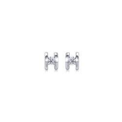 18K White Gold Earrings