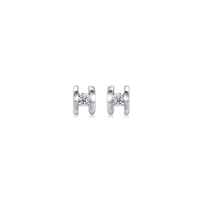 18K White Gold Earring | Chow Sang Sang Jewellery | Daily Luxe | 23091E - 1
