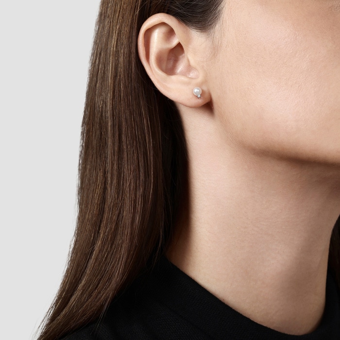 18K白色黄金 耳環 | 周生生珠寶 | La Pelle | 45588E - 3