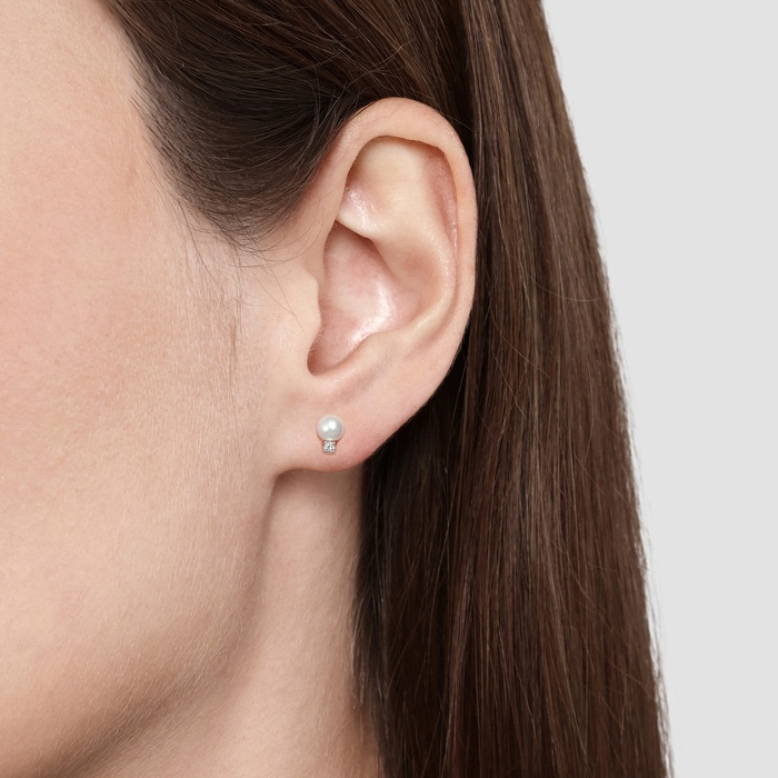 18K白色黄金 耳環 | 周生生珠寶 | La Pelle | 45588E - 2