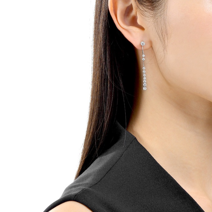 900鉑金 耳環 | 周生生珠寶 | 47242E - 2