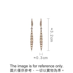 'Naked' 18K Brown Gold Brown Diamond Earrings