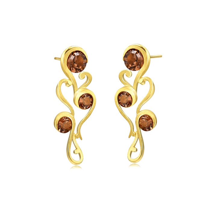 999.9黃金 耳環 | 周生生珠寶 | 生生有囍 | 67962E - 2