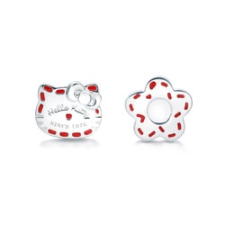 'Hello Kitty' Sterling Silver Earrings
