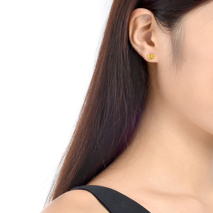999.9黃金 耳環 | 周生生珠寶 | 68709E - 2