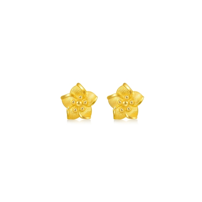 Solid Gold Earring | Chow Sang Sang Jewellery | Chinese Gifting Collection | 68711E - 1