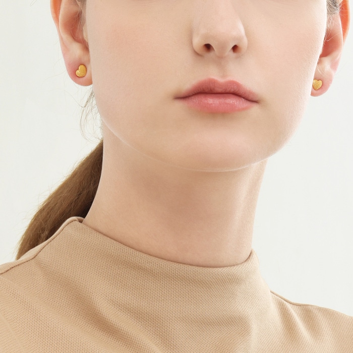 Solid Gold Earring | Chow Sang Sang Jewellery | Essence | 68717E - 3