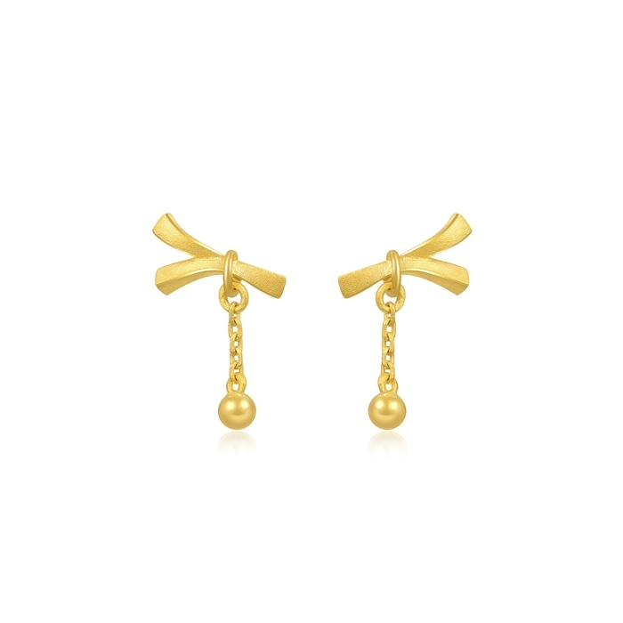[Golden dew] 韓国☆18K Gold☆Earring Golden dew] 韓国☆18K Gold☆Tiamo 3 Hoop Earrings (GOLDEN